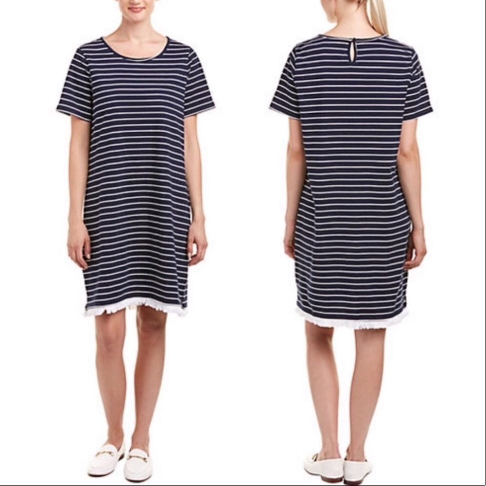 Beach Lunch Lounge striped Shift Dress